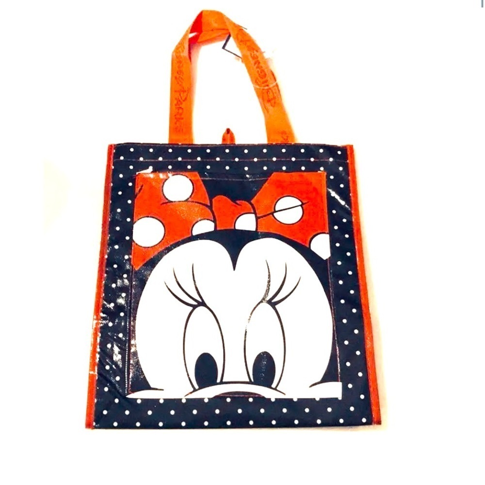 DISNEY Minnie Mouse Tote Bag, Red and Black